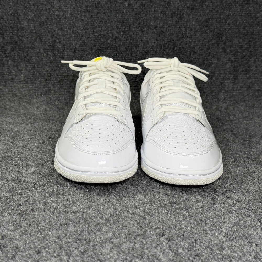 Nike Dunk Low Shoes Women's 9.5 Valentines Day Yellow Heart White Retro Athletic - Picture 2 of 13